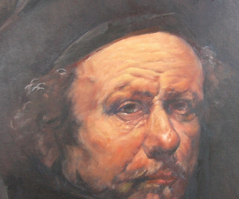 Rembrandt self portrait 1 copy